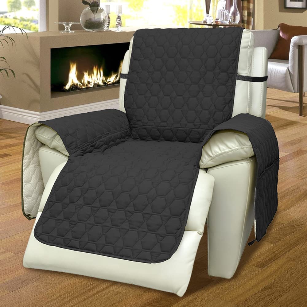 RBSC Home 30 Inch Recliner Cover 100% Waterproof Anti-Slip Large Recliner Slipcovers for Pets, Dogs, Cats and Kids,Washable Prot