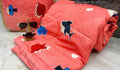 Yetli Glace Cotton Singel Bed Comforter Print And Kids Ac Room/Blanket, Size 60 X 90 Pack Of 1 Pcs, (Vt2048 Fish Orange