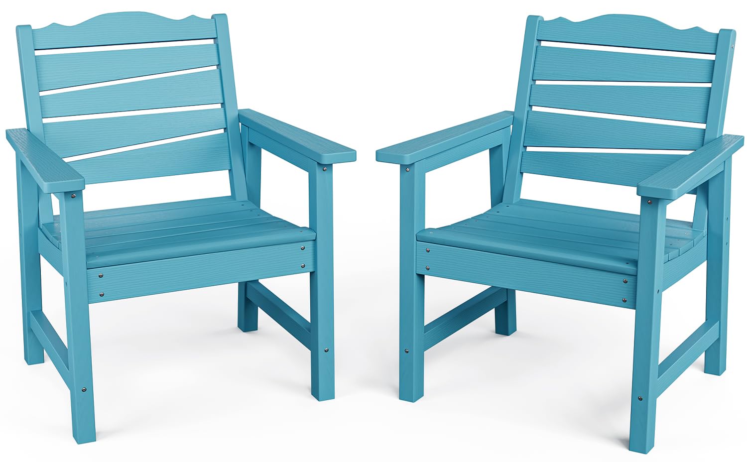 Lahaap Patio Chairs Set Of 2, Weatherproof Hips Outdoor Dining Chair With Ergonomics Wide Seat, 400Lbs Capacity Outdoor Chairs F