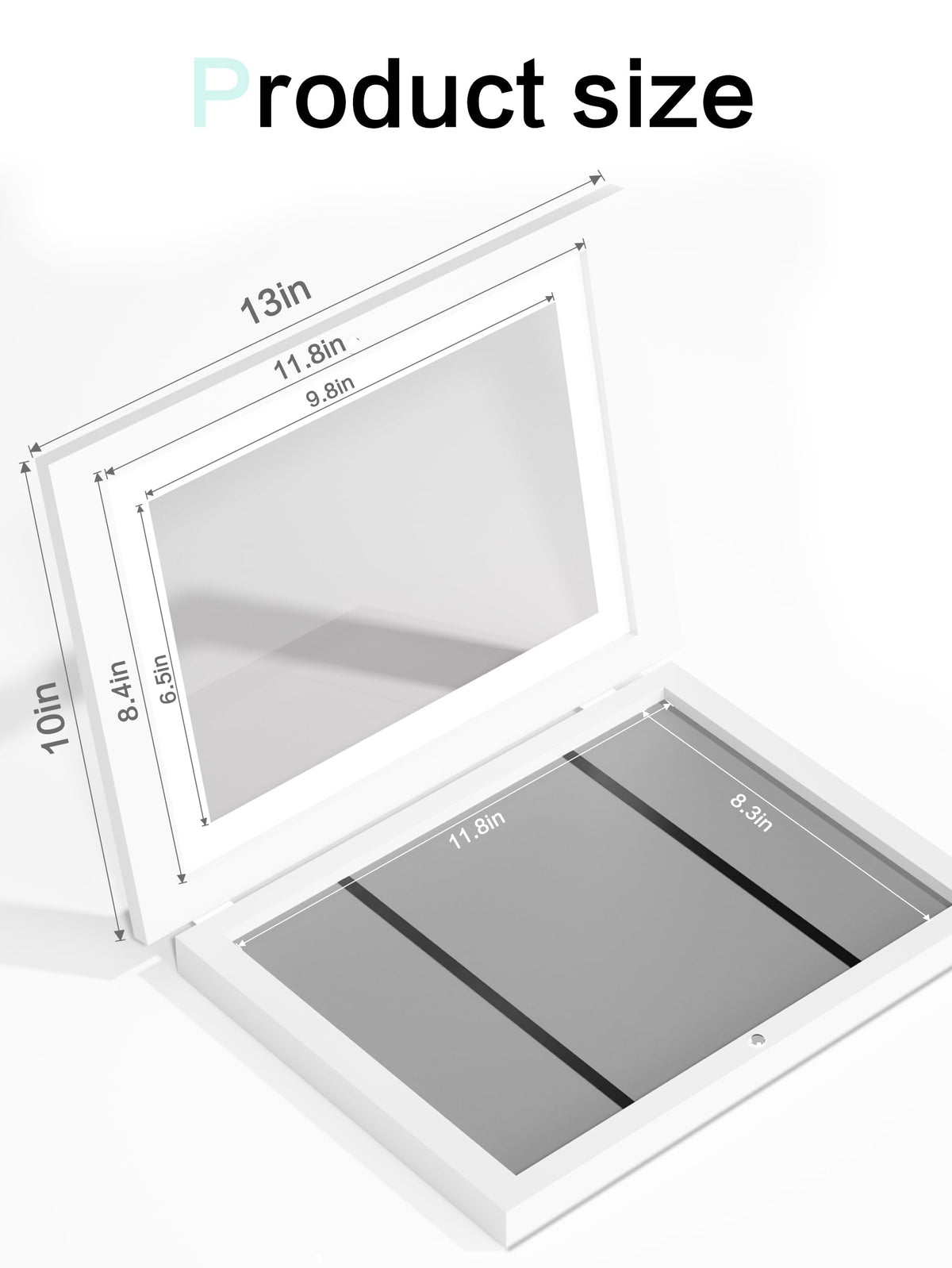 Orionstar Kids Art Frames, Artwork Picture Frames Changeable, Front Opening Picture Display Frames Holds 11X8.5 100 A4 Pcs, Artw