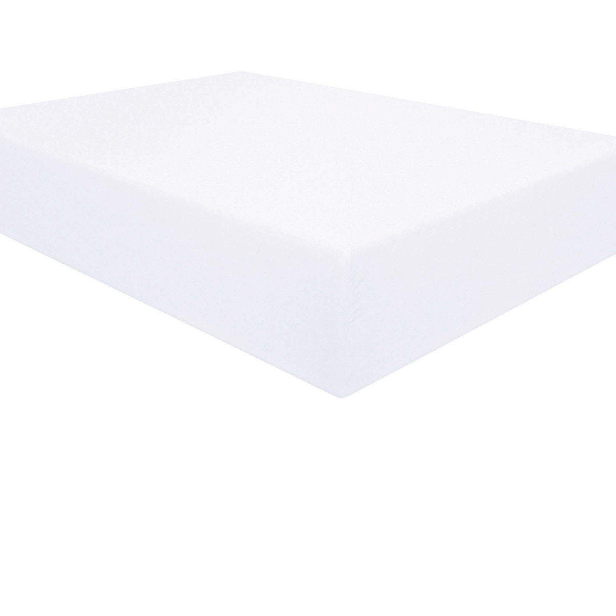 Ntbay 100% Brushed Microfiber California King Fitted Sheet, 1800 Super Soft And Cozy, Wrinkle, Fade, Stain Resistant Deep Pocket Fitted Bed Sheet Only, White