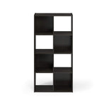 Furinno Pelli Cubic Storage Cabinet, 4x2, Espresso