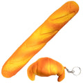 Soft Toast Bread Baguette Shape Anti-Skid Keyboard Wrist Rest Support & Mouse Wrist Support For Office,Computer,Laptop& Mac,Slow