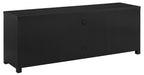 Crosley Furniture Gordon KF100758BK Low Profile Fireplace TV Stand Black Engineered Wood