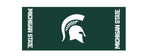 Collegiate Kwik-Covers Rectangle Plastic Table Covers, Bundle Of 2 (Michigan State University, 8')