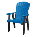 American Furniture Classics 511BBK Fan Back Chair, Blue and Black
