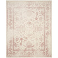 SAFAVIEH Adirondack Collection Area Rug - 8 x 10, Ivory & Rose, Oriental Distressed Design, Non-Shedding & Easy Care, Ideal fo