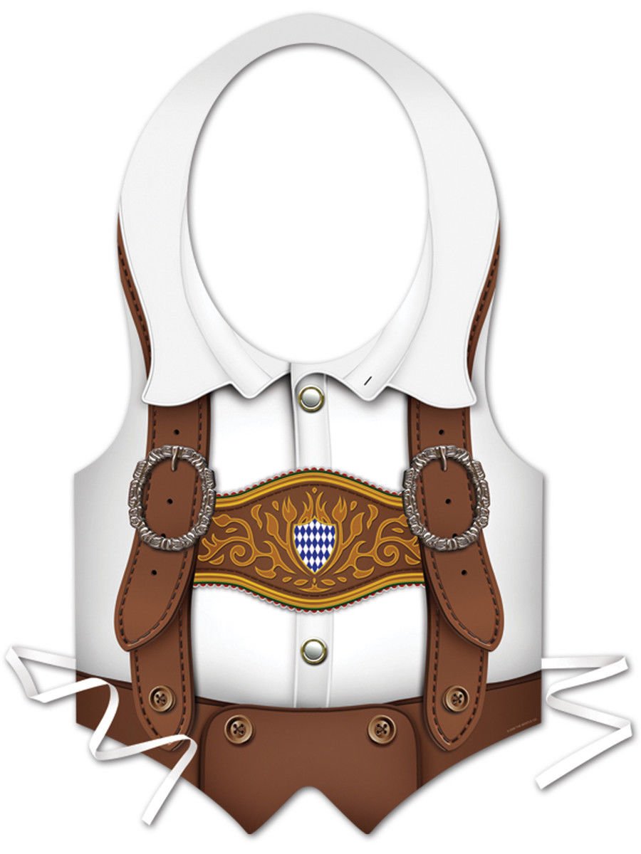 Beistle Plastic Oktoberfest Vest, Full Size