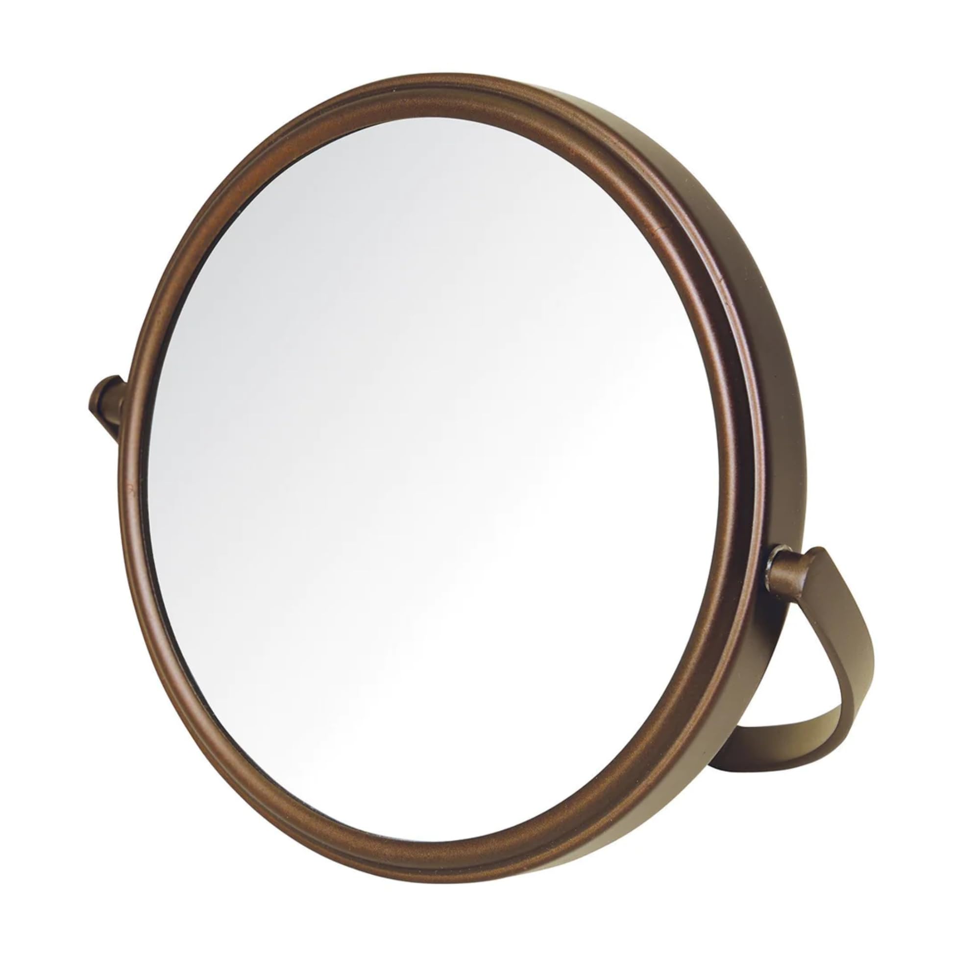 Models Choice JERDON Tabletop Vanity Makeup Mirror with Bronze Finish - 5.5    Diameter Mirror with 5X-1X Magnification - Model
