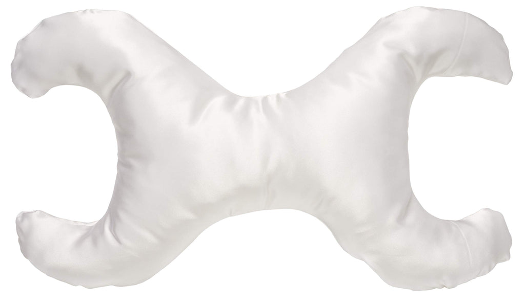 Save My Face!' La Petite Pillow (White, Satin)