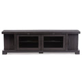 Baxton Studio TV838076-Embosse tv-Stand, 70, Grey/Dark Brown