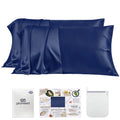 Promeed 23 Momme Silk Pillowcase 2 Pack With Zipper, 3Rd Gen Grade 6A+ 100% Mulberry Silk Pillow Case Set Of 2, Cooling Pillow C