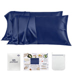 Promeed 23 Momme Silk Pillowcase 2 Pack With Zipper, 3Rd Gen Grade 6A+ 100% Mulberry Silk Pillow Case Set Of 2, Cooling Pillow C