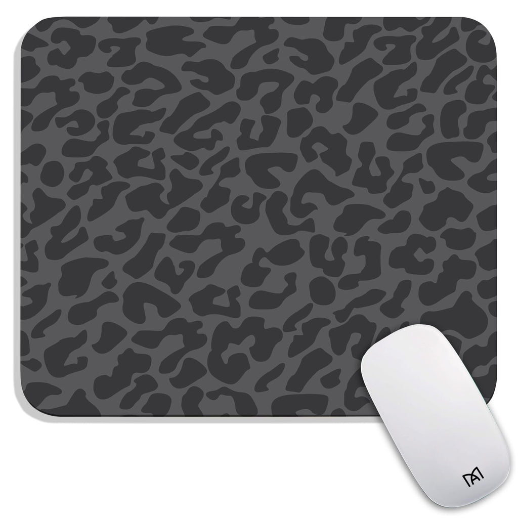 Armanza Square Mouse Pad Black Leopard,Personalized Premium-Textured Custom Mouse Mat Design,Washable Mousepad Lycra Cloth,Non-S