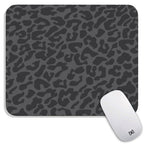 Armanza Square Mouse Pad Black Leopard,Personalized Premium-Textured Custom Mouse Mat Design,Washable Mousepad Lycra Cloth,Non-S