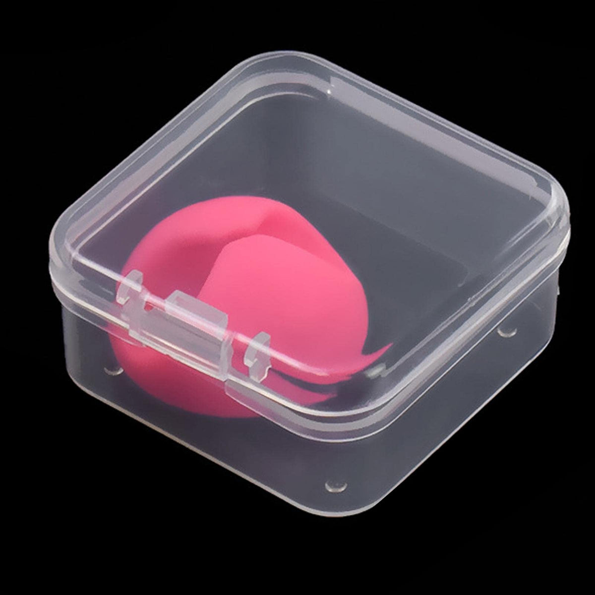 Enakshi 6x Mini Jewelry Storage Box Transparent Square with Lid for Earplugs Crafts M |Home & Garden | Household Supplies & Clea