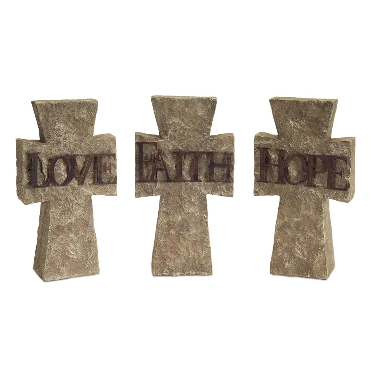 Hope, Faith, Love Cross (Set Of 3)