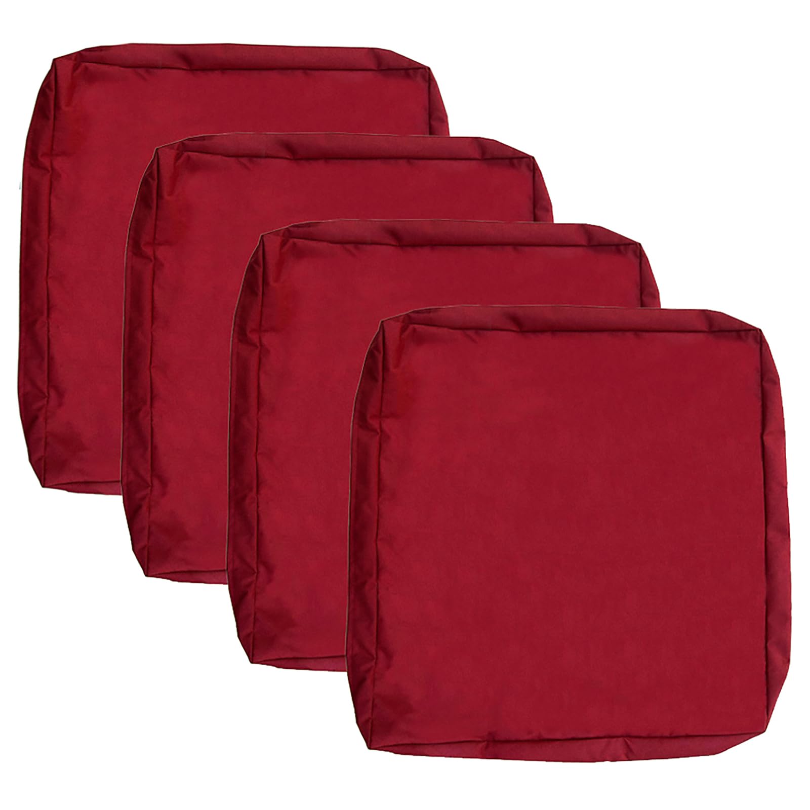 Sqodok Patio Cushion Covers 25X25 Waterproof Outdoor Cushion Covers Replacement 4Pack Patio Cushion Seat Slicovers For Sectional