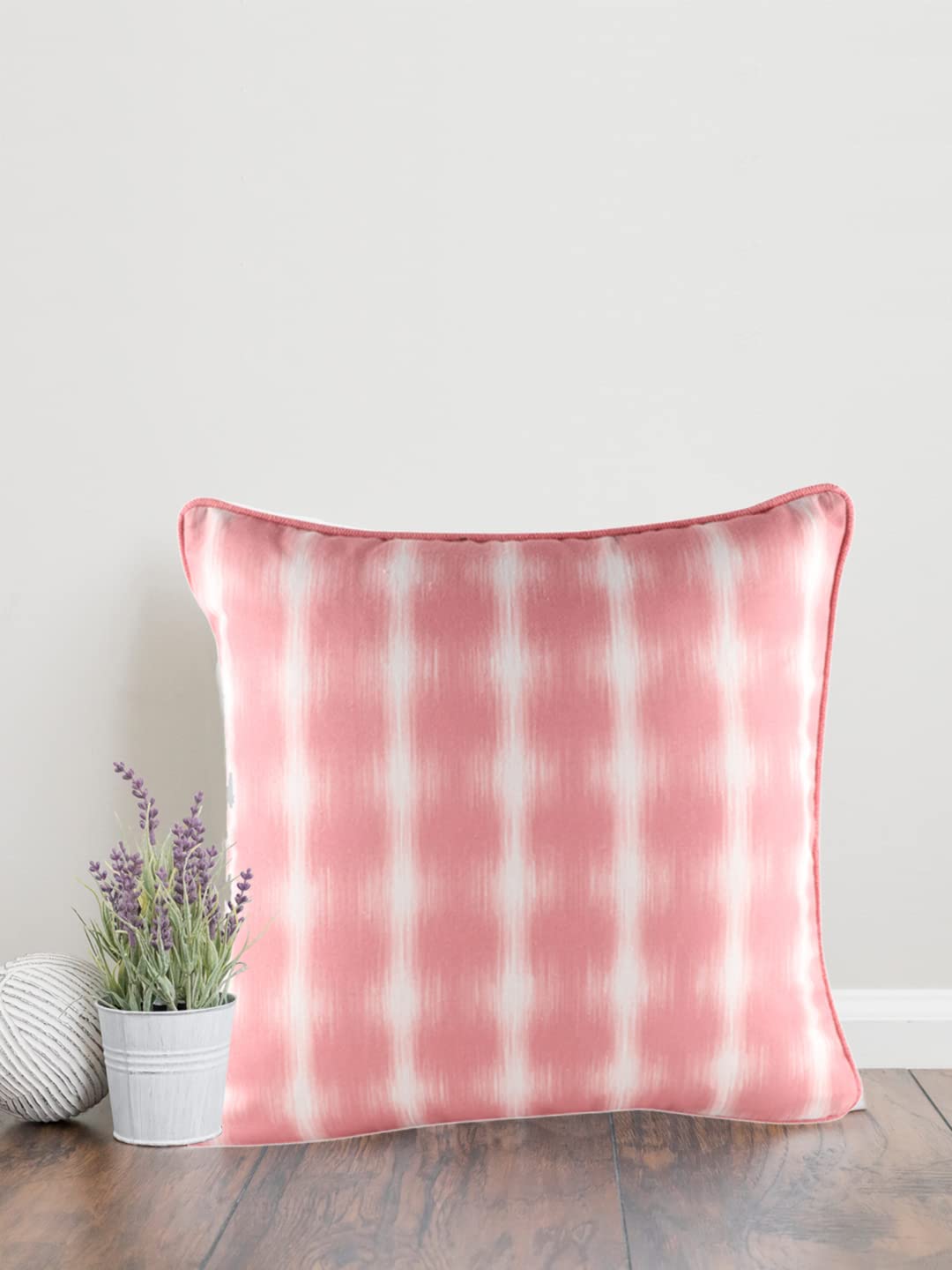 Home The Best Is For You Printed And Embroidered Polyester Cushion Cover 18X18 Inch Or 45X45 Cm (Red::White, 1)