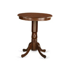 East West Furniture Edch3-Mah-W 3 Pc Pub Table Set - Kitchen Table And 2 Counter Height Stool.