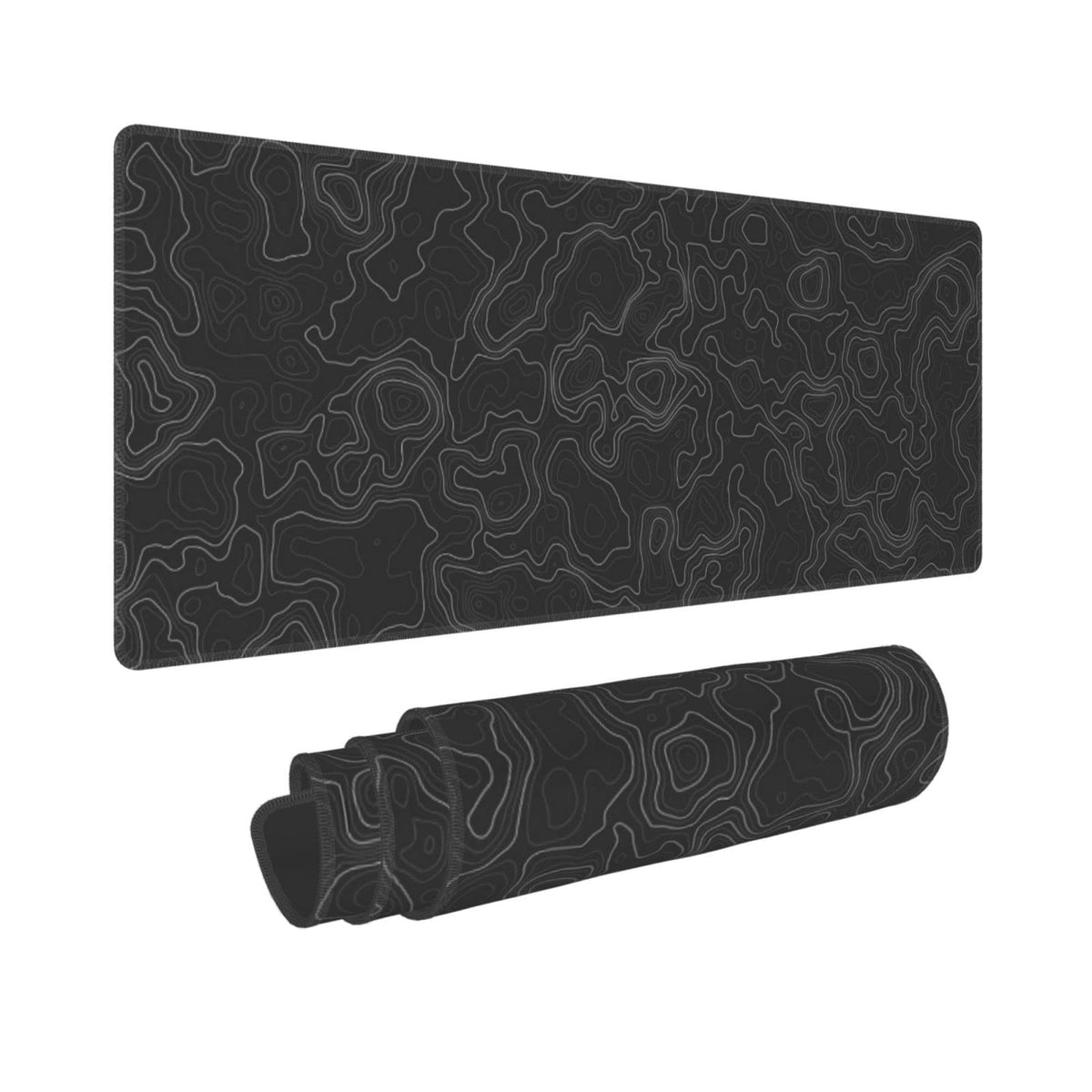 Topographic Map Lines Mouse Pad Geographic Gaming Mouse Pad Long Keyboard Mat Extended Big Mousepad Xl Mouse Mat Large Full Desk