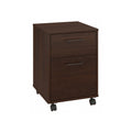 Bush Furniture Key West 2 Drawer Mobile File Cabinet, Bing Cherry (KWF116BC-03)