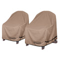 Ultcover Waterproof Patio Adirondack Chair Cover 2 Pack For Outdoor Chair Size Upto 28W X 31D X 36H Inch