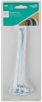 National/Spectrum Brands Hhi Tv206858 National Mfg/Spectrum Brands Hhi Tv206858 2Pk Zn 6Ct Sgl Hooks