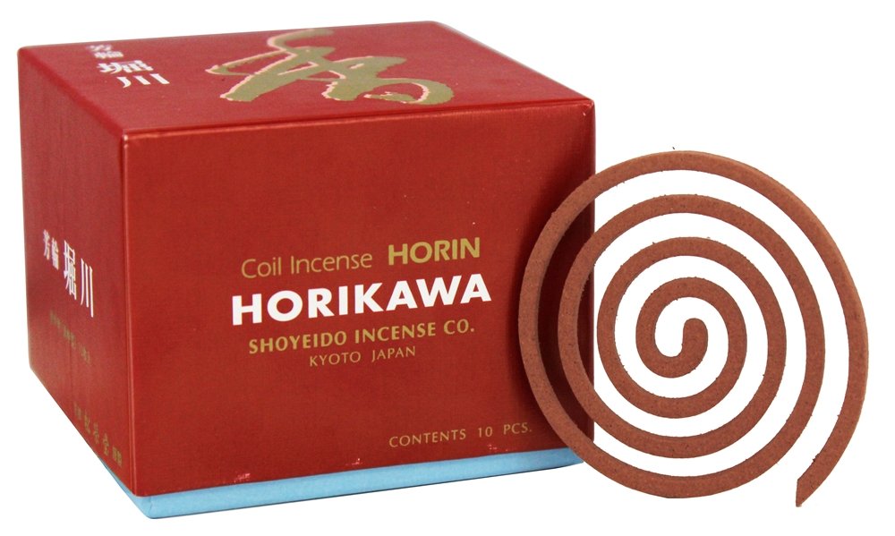 Shoyeidos River Path Incense, Set of 10 Coils - Horikawa