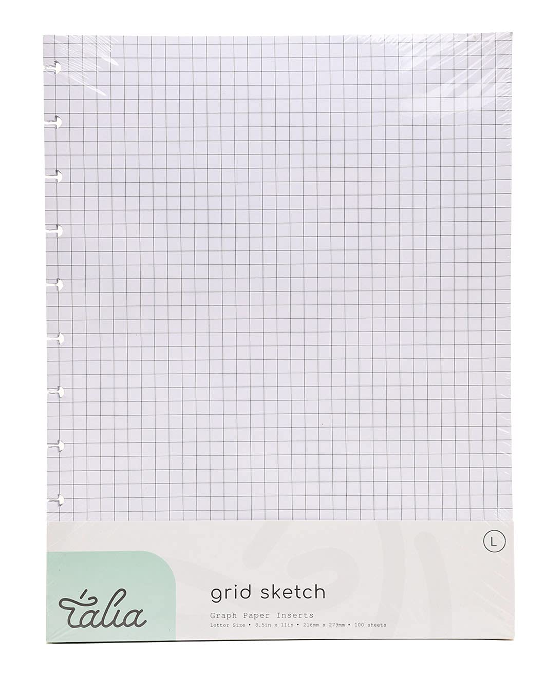 Talia Discbound Notebook Refills (Grid Pages, Letter (8.5In X 11In))