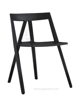 Commercial Seating Products Milan Armless Black Chairs