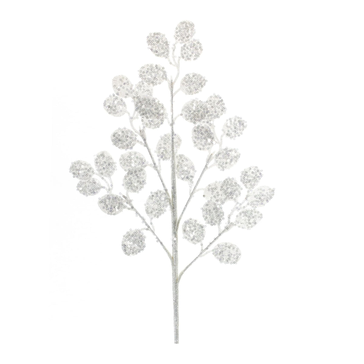 Melrose Modern Home Decorative Silver Dollar Spray (Set Of 6) 23.25inch H Polyester