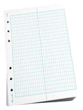 Rite In The Rain Weatherproof Loose Leaf Paper, 4 5/8' X 7', 32# White, Transit Pattern, 100 Sheet Pack (No. 302)