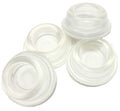 Door Stopper Wall Protector [4 Pack] - Clear Self Adhesive Rubber Door Bumpers. Prevent Damage To Walls From Door Knobs Handles