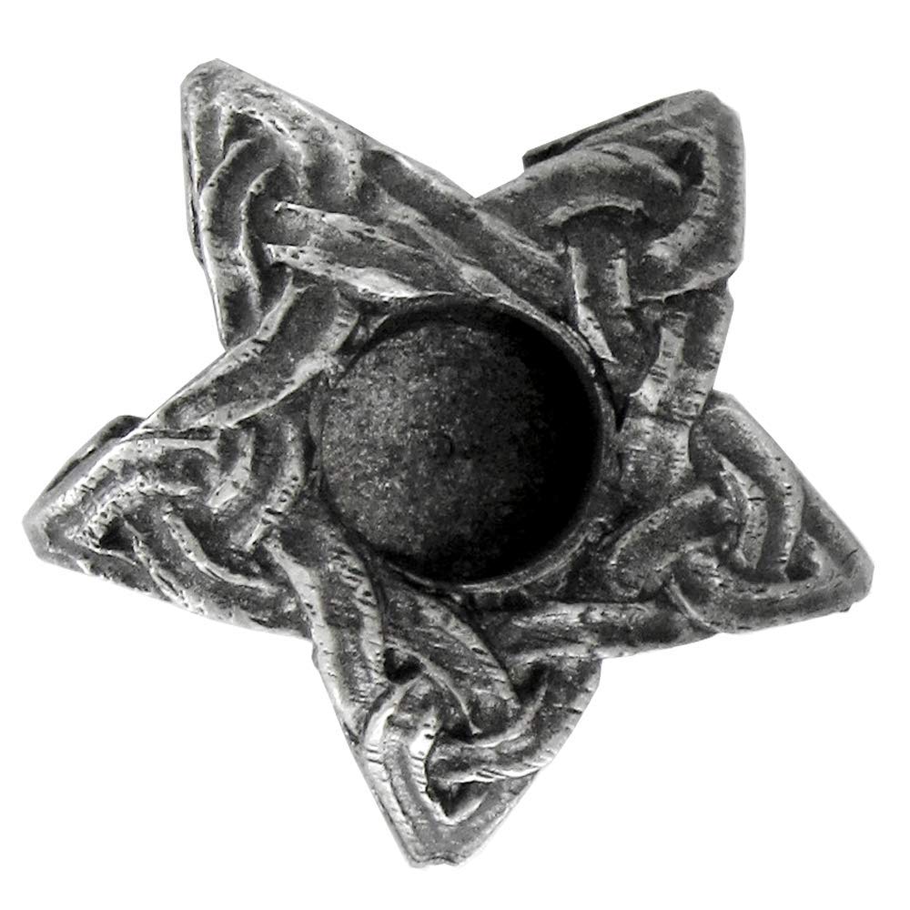 Pewter Mini Celtic Knot Star Chime Candle Holder