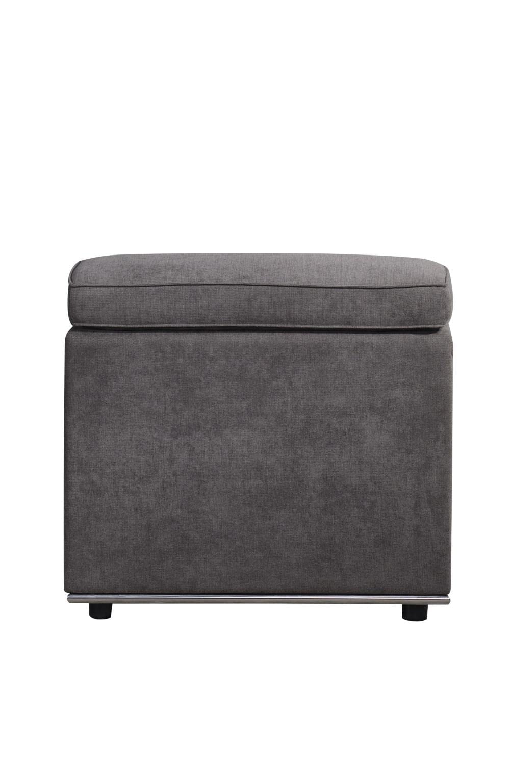 ACME Alwin Modular - Armless Chair, Dark Gray Fabric/Dark Gray Fabric/Contemporary/Casual