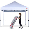 Mastercanopy Pop Up Canopy Tent Commercial Grade 10X10 Instant Shelter (White)