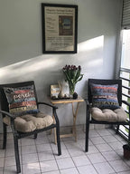Jartinle Porch Rules Sign Outdoor Pillow Covers Waterproof Welcome To Our Porch Patio Pillow Covers For Couch Bench Patio Furnit