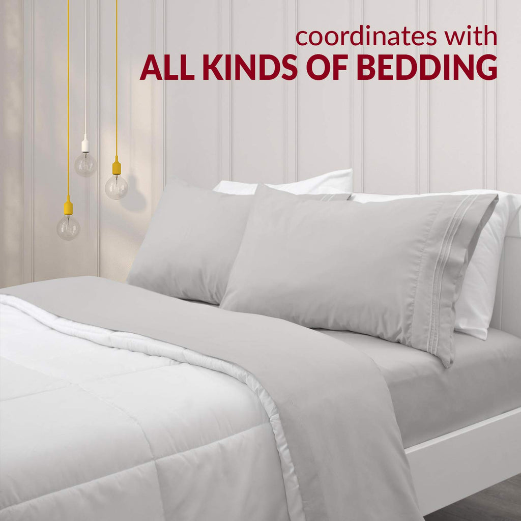 Mellanni Pillow Cases - 2 Pc Iconic Collection Pillowcases - Luxury, Extra Soft, Cooling Pillow Covers - Envelope Closure (King