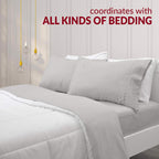 Mellanni Pillow Cases - 2 Pc Iconic Collection Pillowcases - Luxury, Extra Soft, Cooling Pillow Covers - Envelope Closure (King