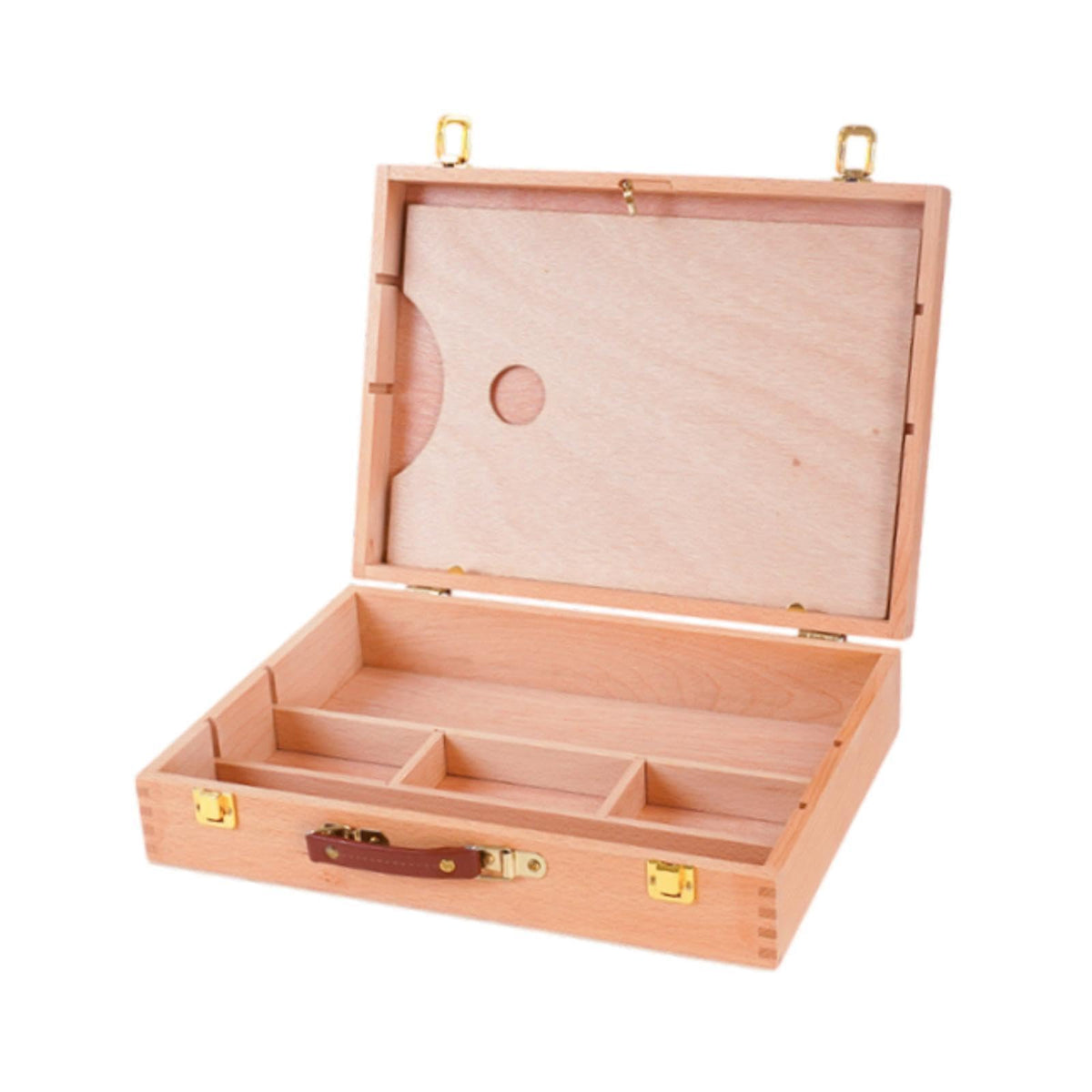 CALANDIS Artist Supply Box Desktop Case Drawing Wood for Brushes Stamps Pastel Pencil M | Other Craft Storage | Organization & S