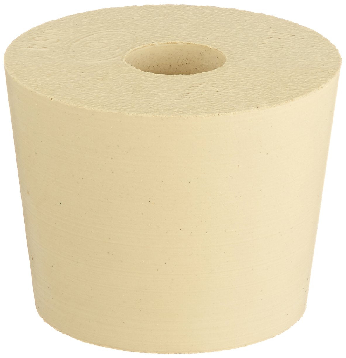 Rubber Stopper- Size 6- Drilled