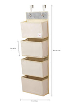 3 Sprouts Over The Door Baby Organizer - Essential Newborn Nursery Storage, Toy Organizer For Room And Closet - Bedroom Storage - Hooks Included, Llama