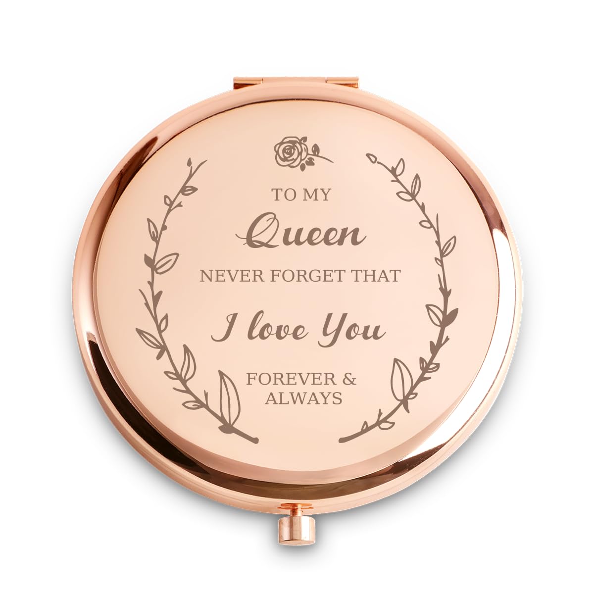 COYOAL Gifts for Women, Personalized Compact Mirror, Sentimental Mothers Day Birthday Gifts for Her Wife Girlfriend