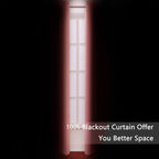 Lemomo 100% Blackout Curtains 52 X 63 Inch/Coral Curtains 2 Panels With Black Lining Room Darkening Thermal Insulated Bedroom Cu