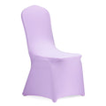 Peomeise Stretch Spandex Chair Cover For Wedding Party Dining Banquet Event (Lavender, 25)
