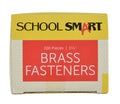 School Smart Brass Plated Fasteners - 1 1/2 Inch - Box Of 100