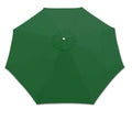 Strong Camel Replacement Cantilever Hanging Umbrella Canopy For 10Ft 8 Ribs In (Canopy Only) (Green)