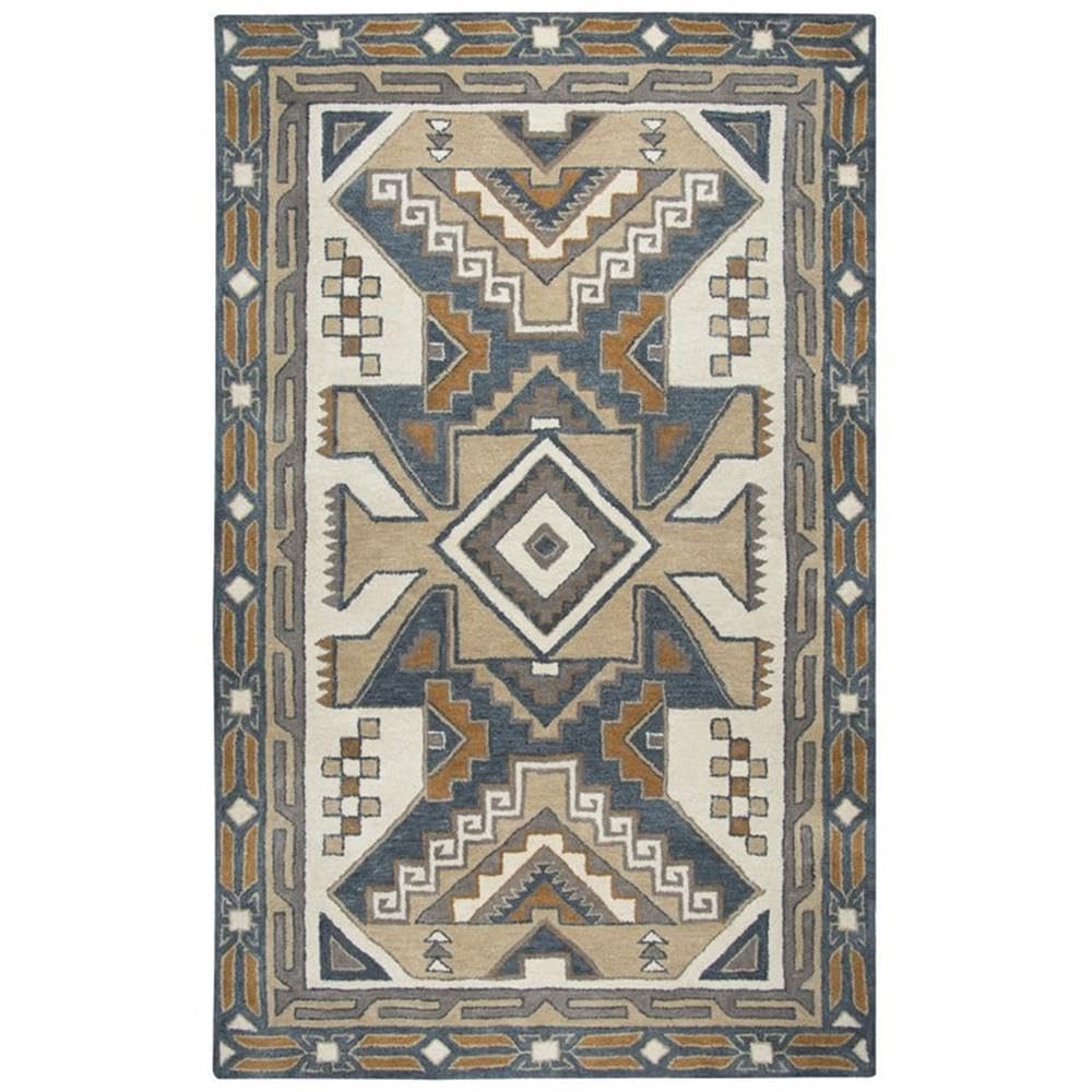 Rizzy Home Alora Decor Ryder 8' X 10' Southwest/Tribal Gray/Tan Hand-Tufted Area Rug