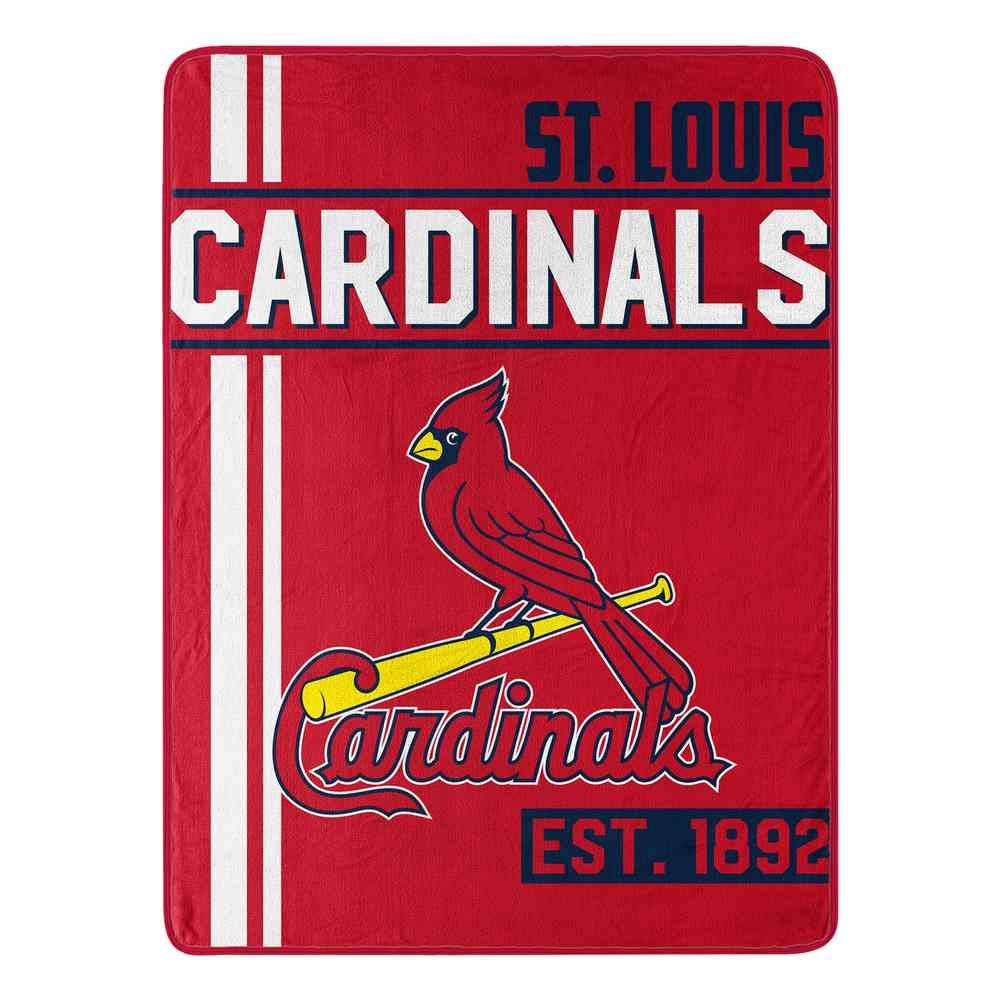 Northwest Mlb St. Louis Cardinals Micro Raschel Throw, One Size, Multicolor